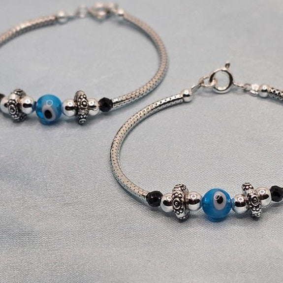 Kids Blue Charm Bracelet