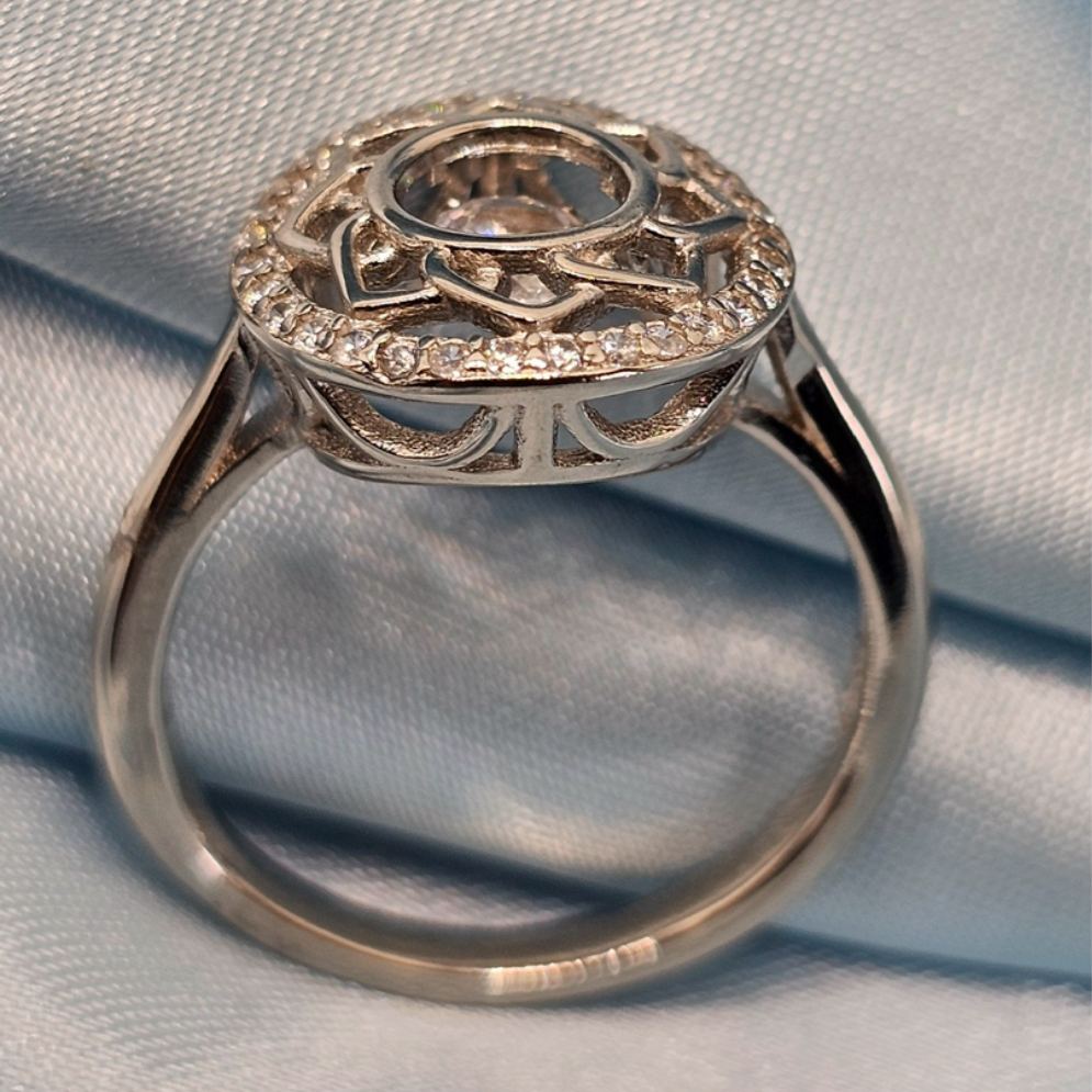 Lotus Halo Ring