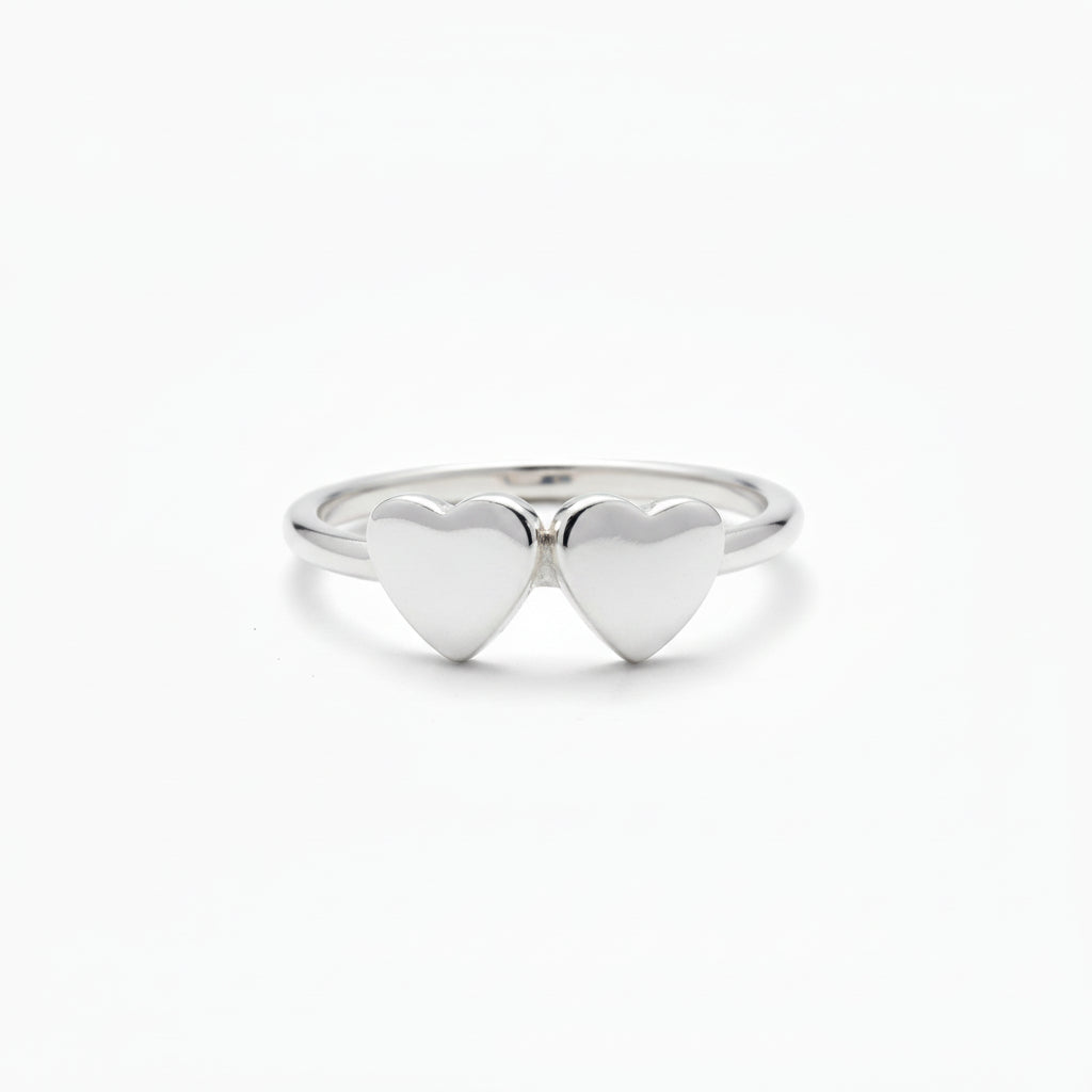 Twin Heart ring