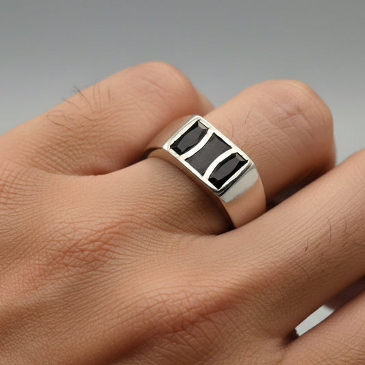 Enamel Plain Band Ring