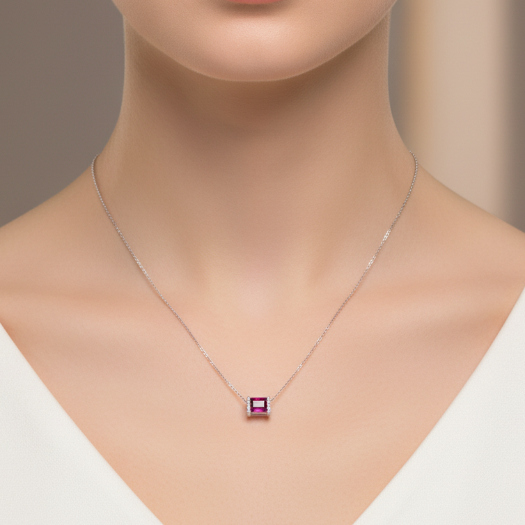 Pink Stone Pendant