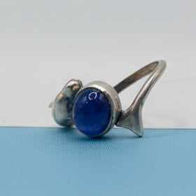 Blue stone ring
