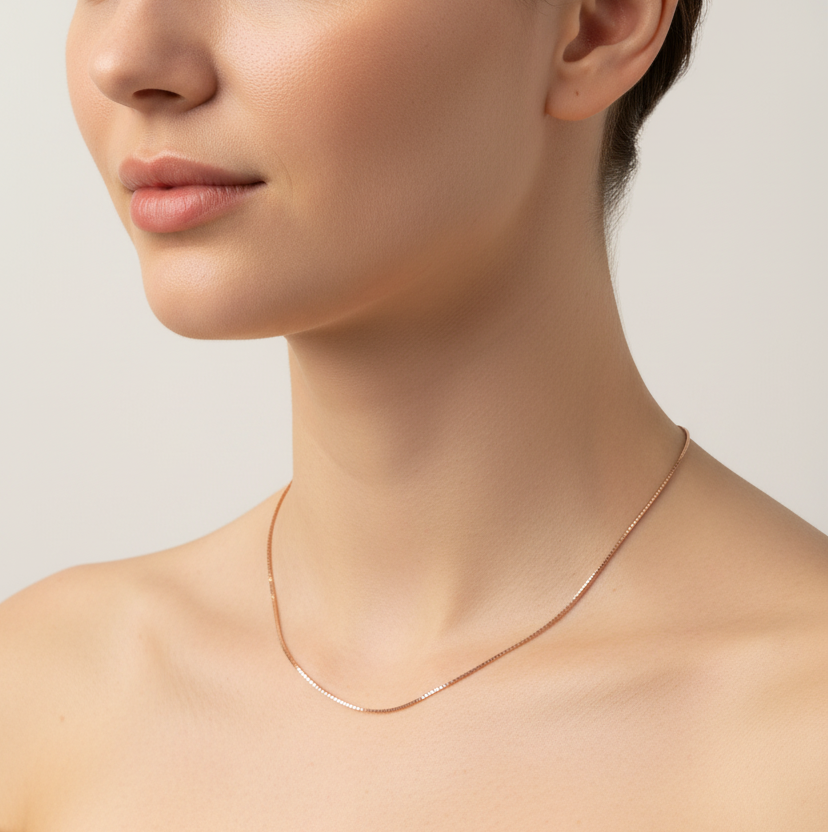 Sleek Rose Gold Chain