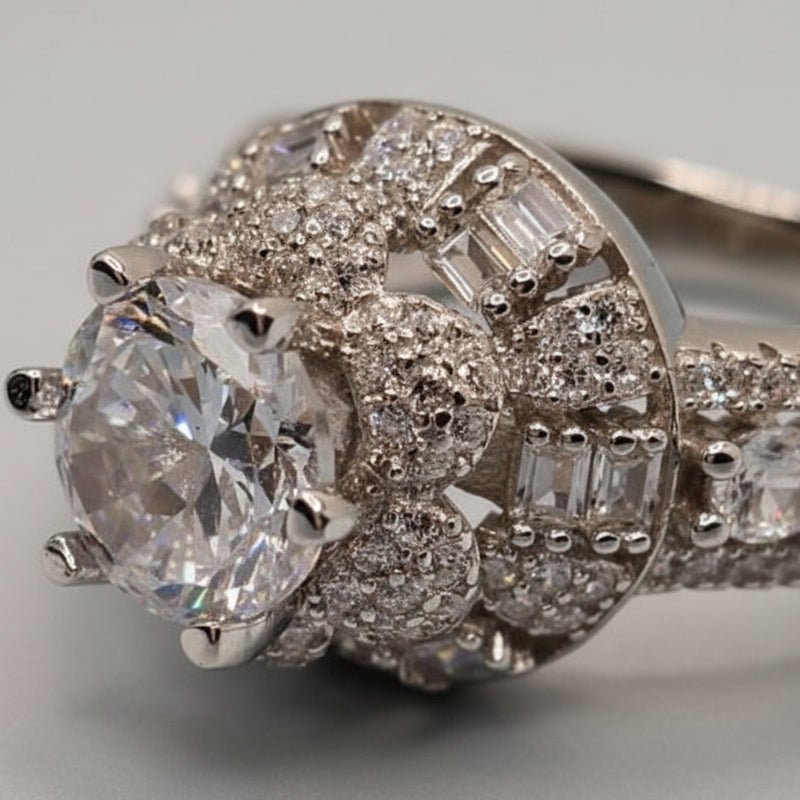 Luxury Zircon Statement Ring