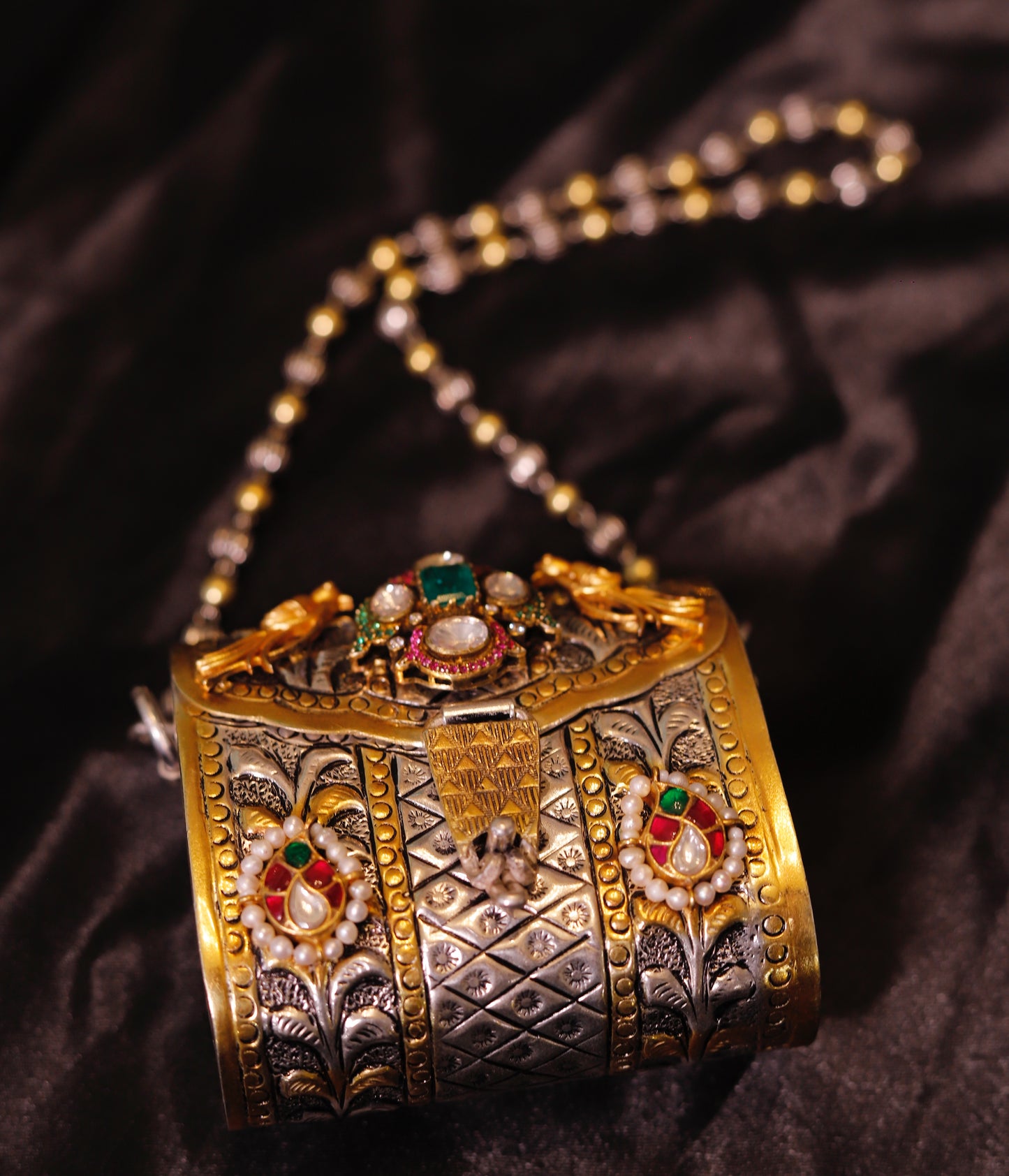 Golden Silver Mini Purse