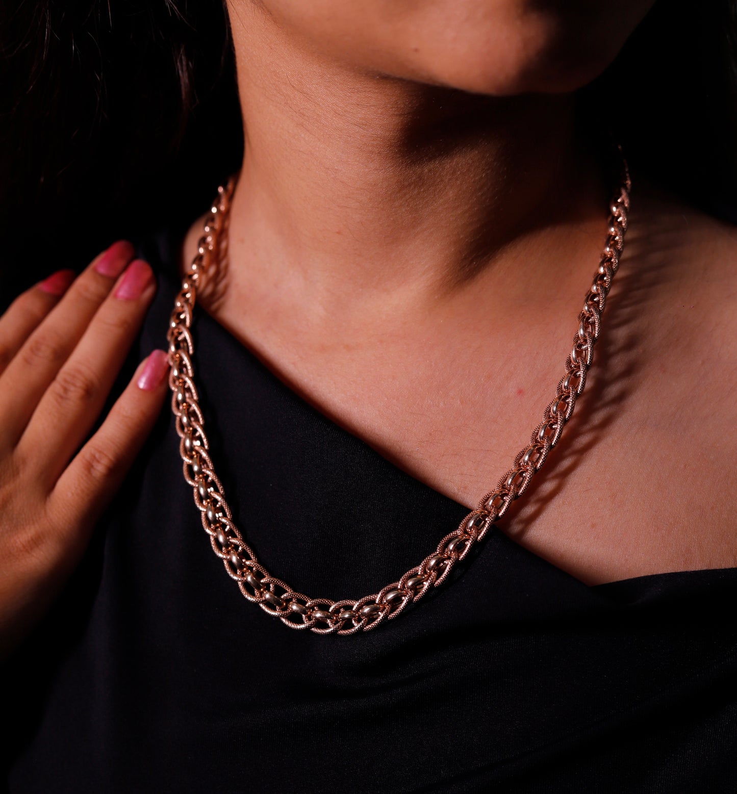Rose Gold Heavy Chain