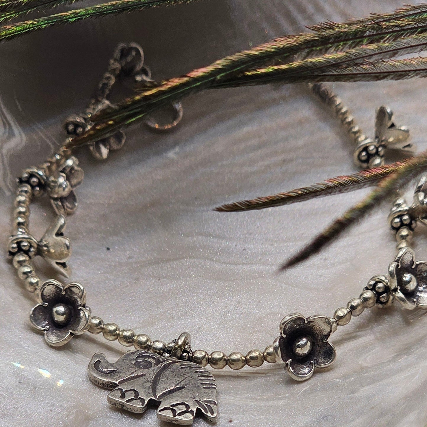 Lil Elephant Charm Bracelet