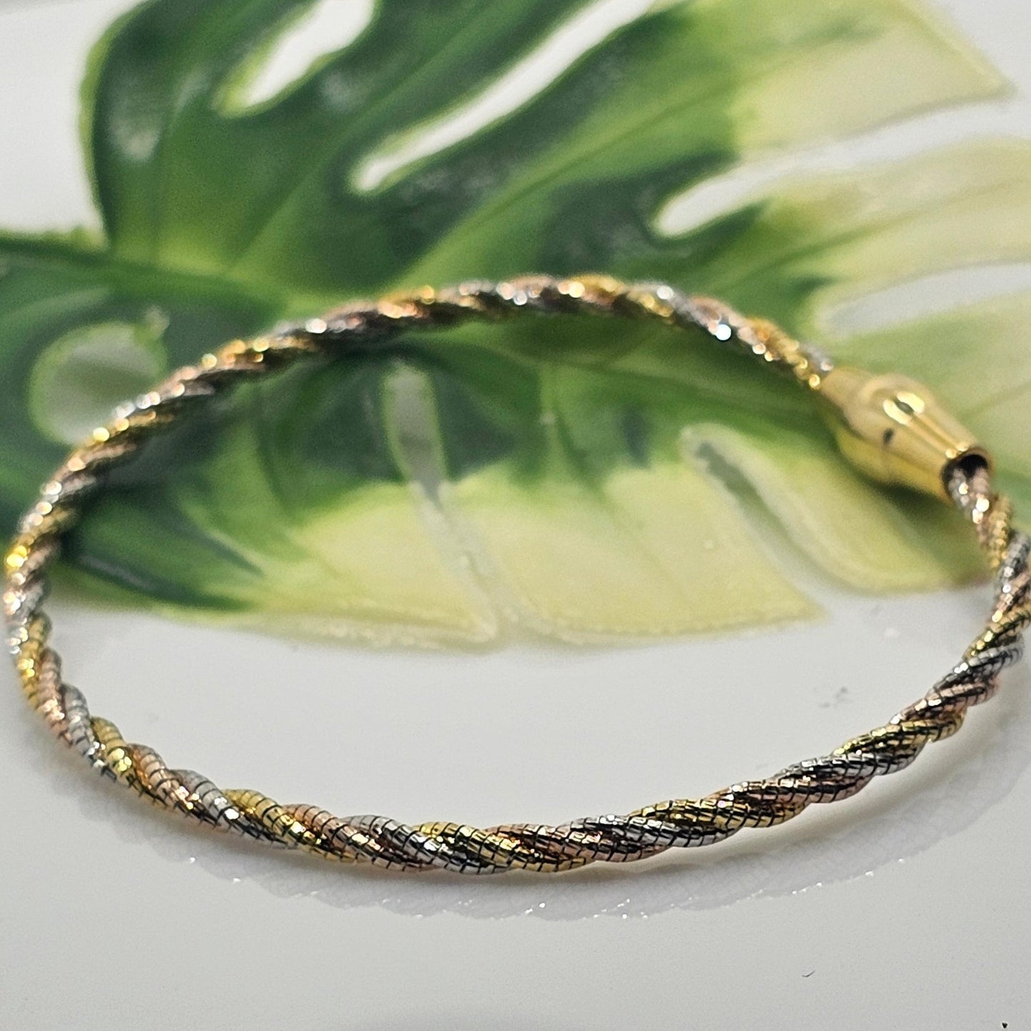 Golden Twist Bracelet