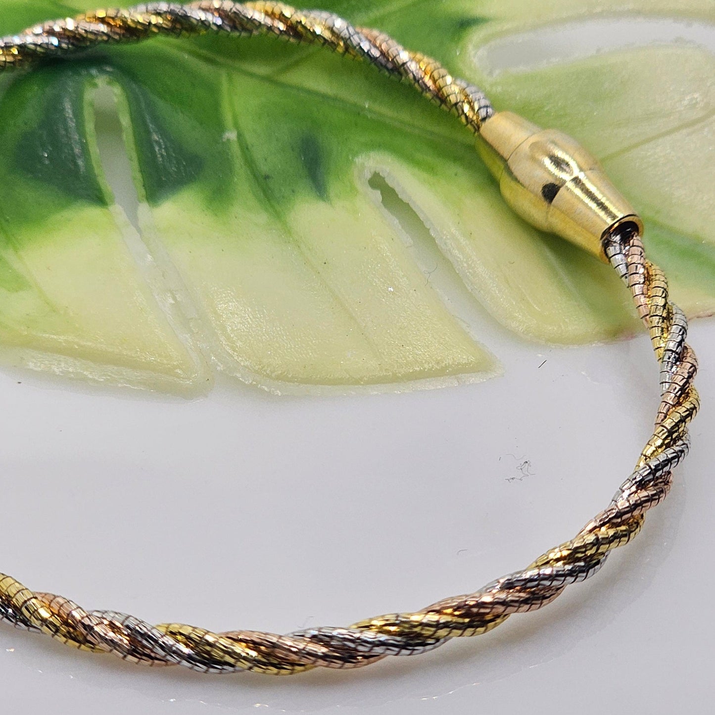 Golden Twist Bracelet