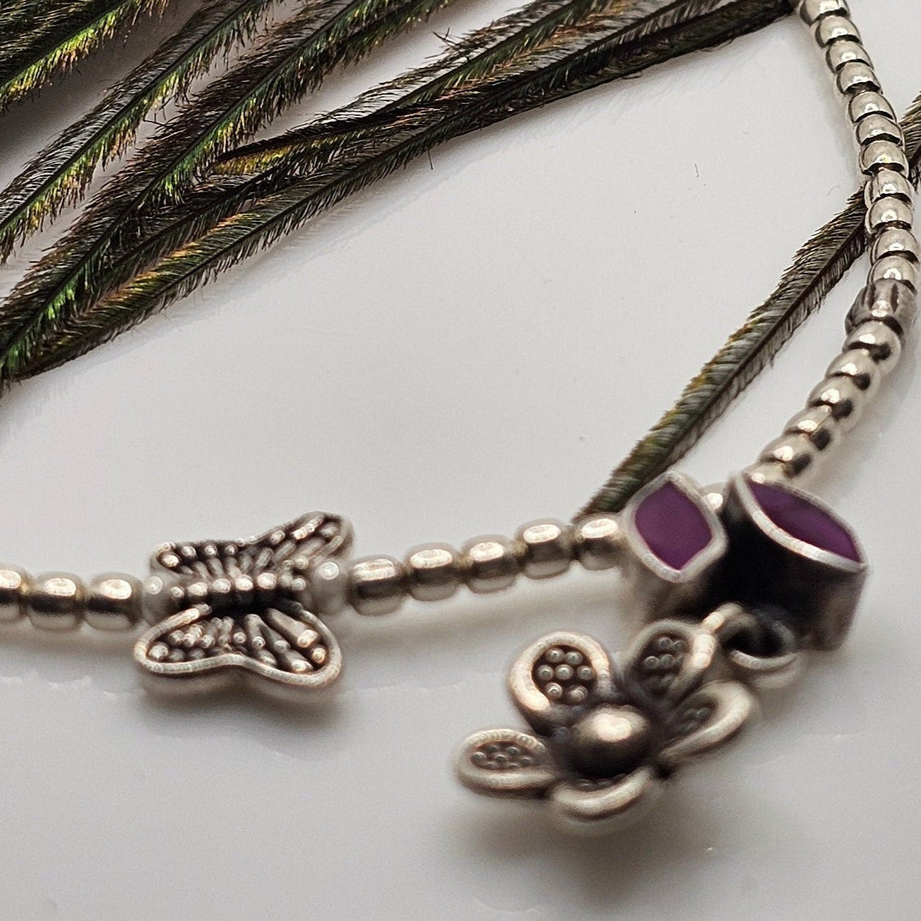 Flower charm Anklet