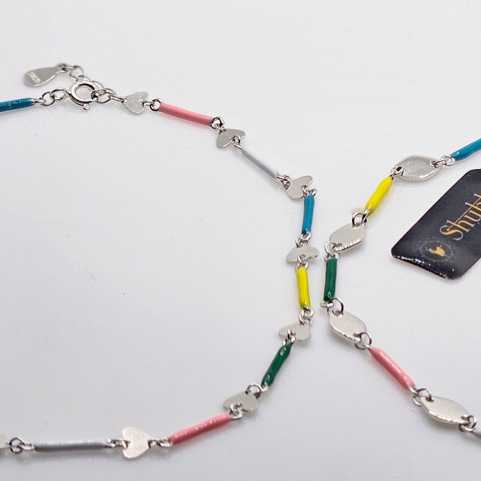 Multicolor anklet