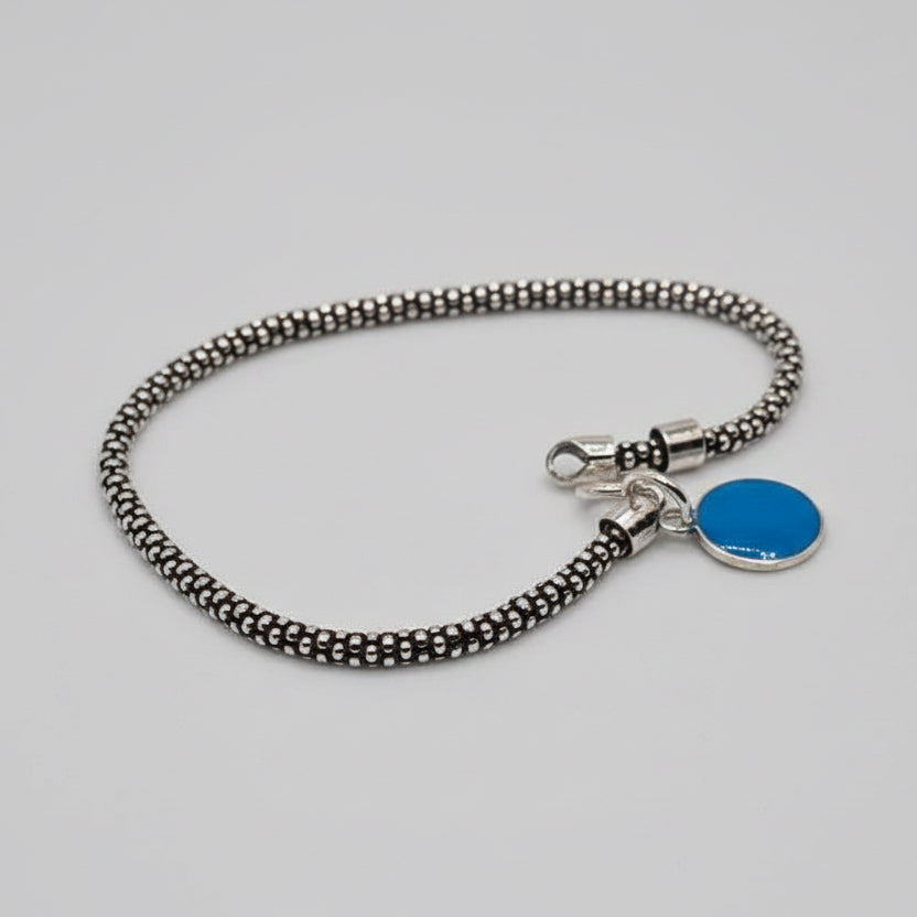 Ball Charm Silver Bracelet