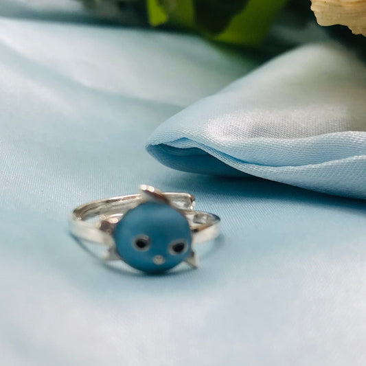 Blue baby ring
