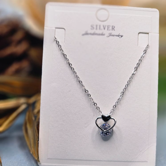 Silver Shine Heart Pendant