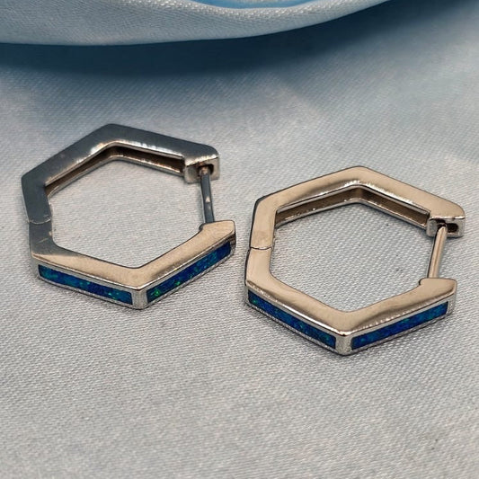Earring hexagon