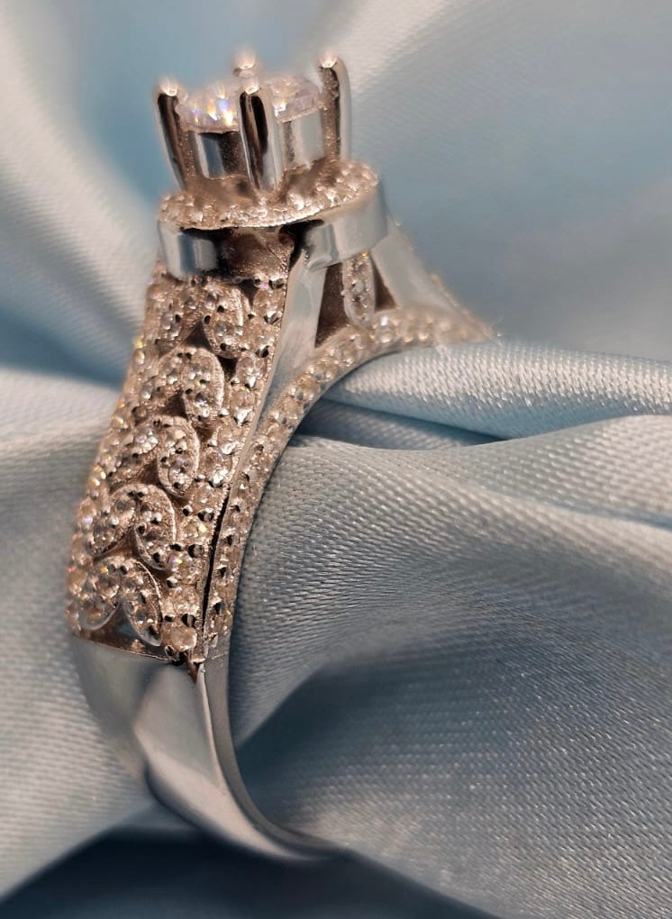 Zircon Bridal Statement Ring