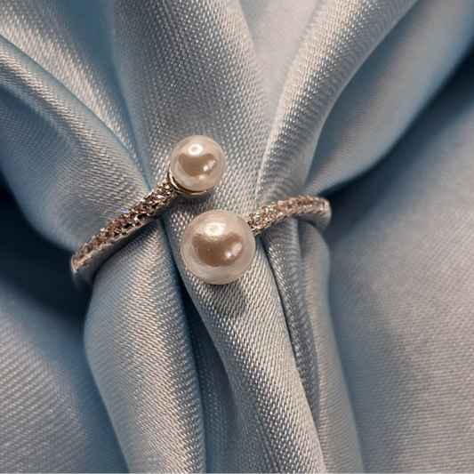 Pearl Open Ring