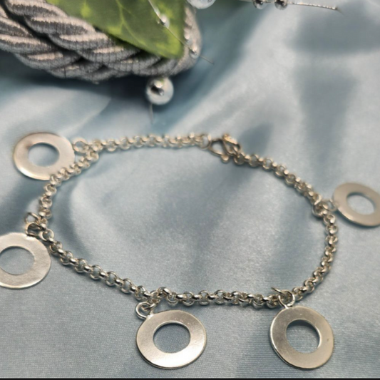 Circle charm bracelets