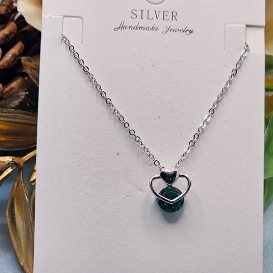 Green Heart Pendan