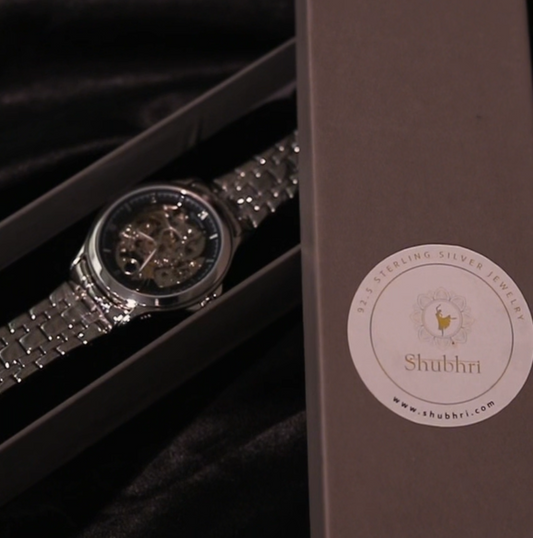 Silver watch men