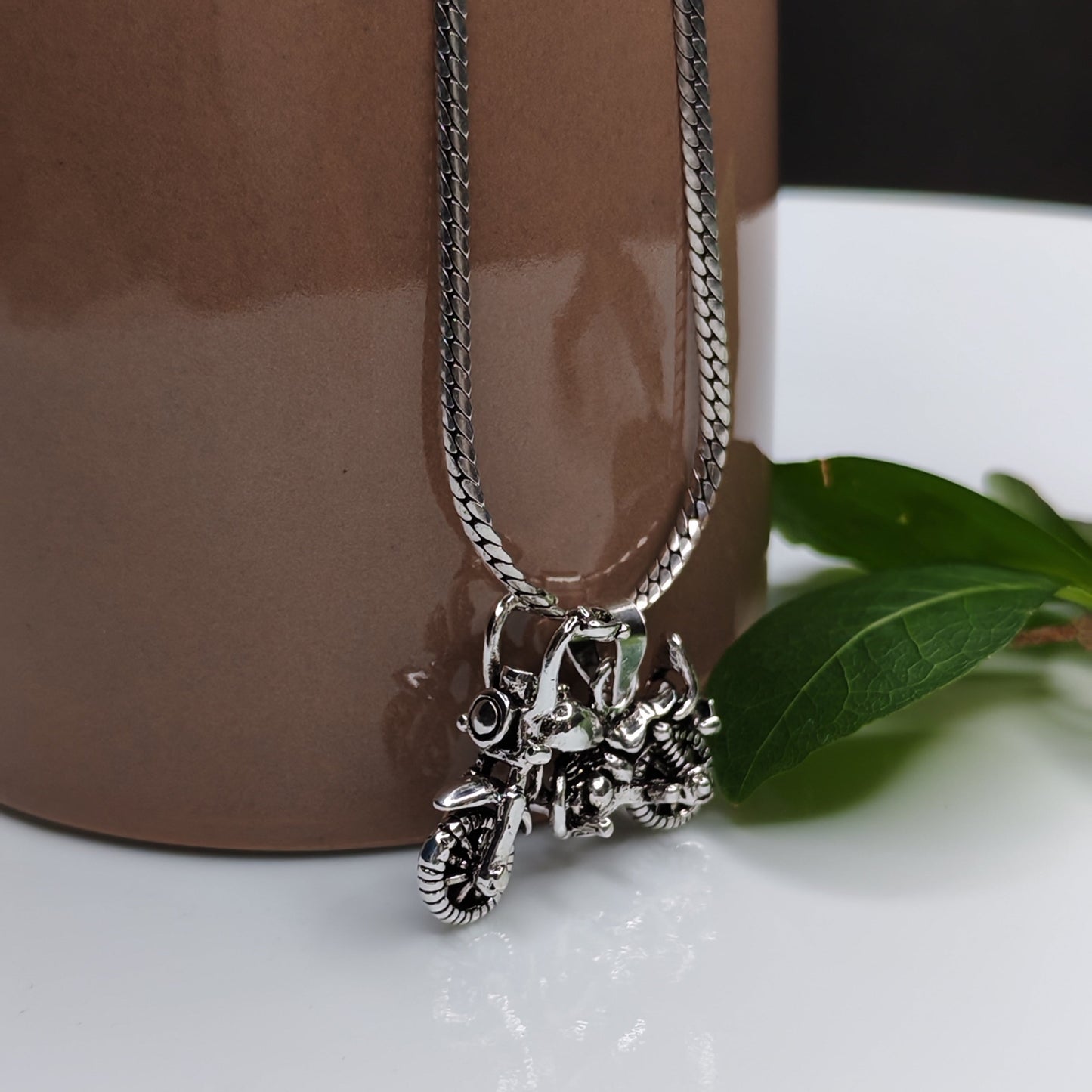 Silver Bike Rakhi