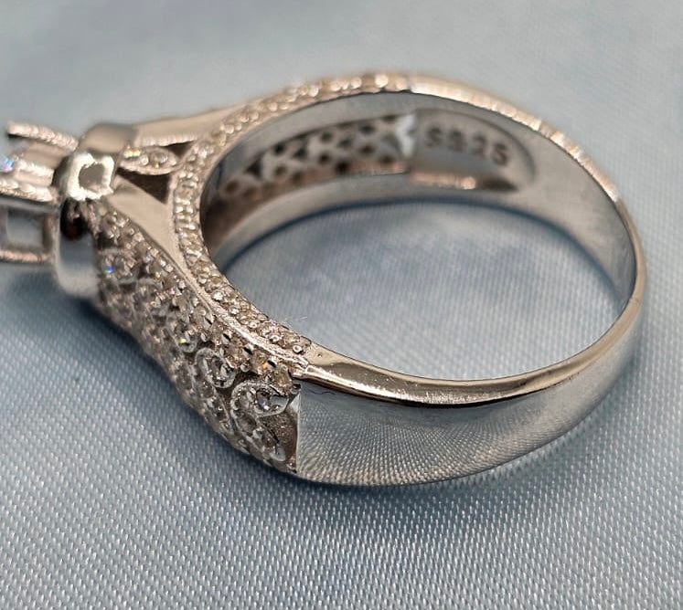 Zircon Bridal Statement Ring