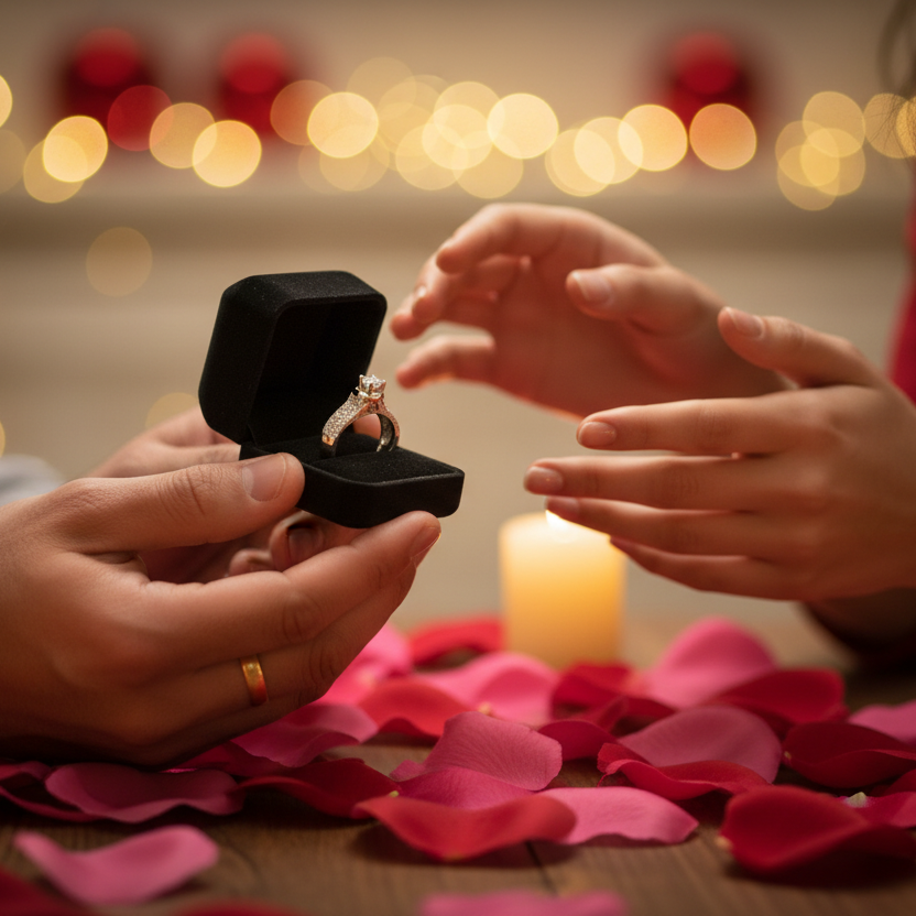 Zircon Bridal Statement Ring