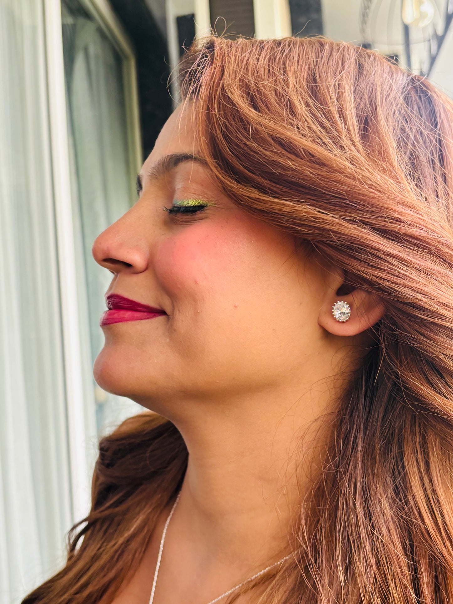 Oval Stones earrings