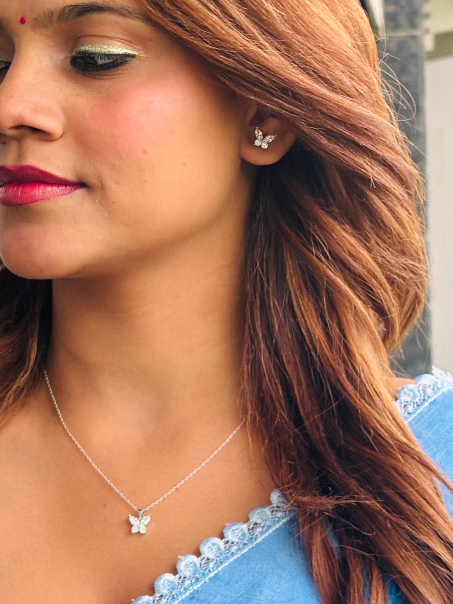 Butterfly pendant set ￼