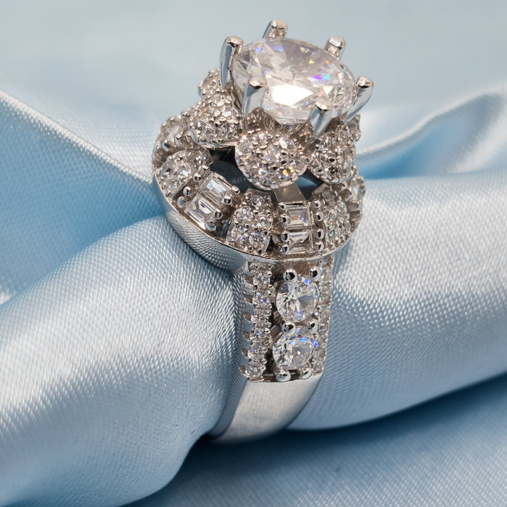 Luxury Zircon Statement Ring