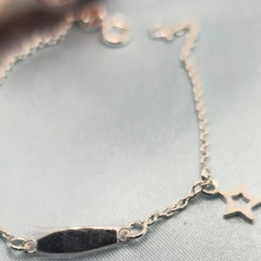 Baby Bracelet with Twin Star Charms