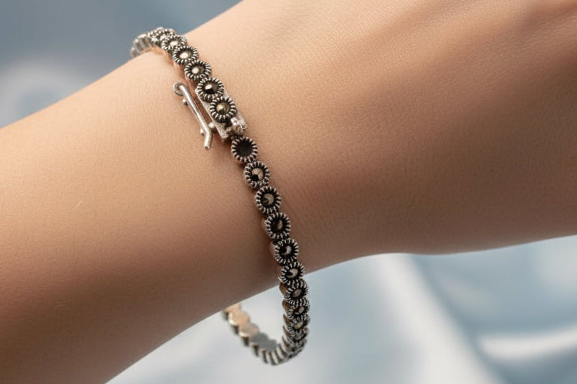 Floral Link Bracelet