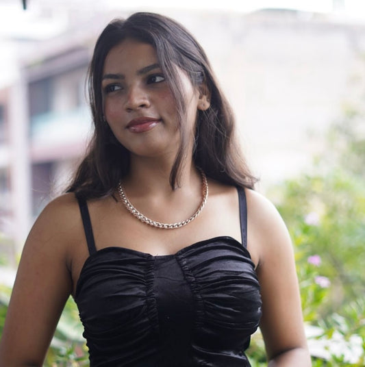 Rose Gold Heavy Chain Necklace