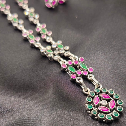 Silver Blossom Charm Set