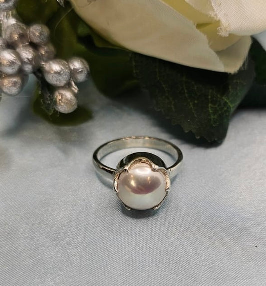 Real pearl ring