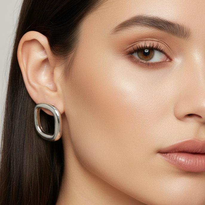 Square earrings