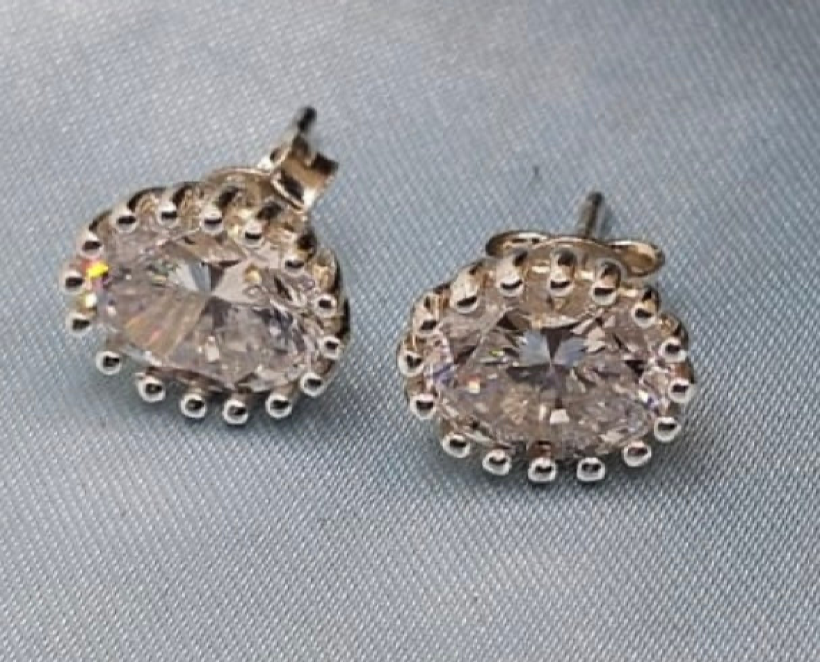 Oval Stones earrings