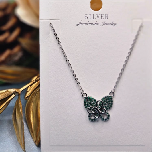 Green Butterfly Pendant