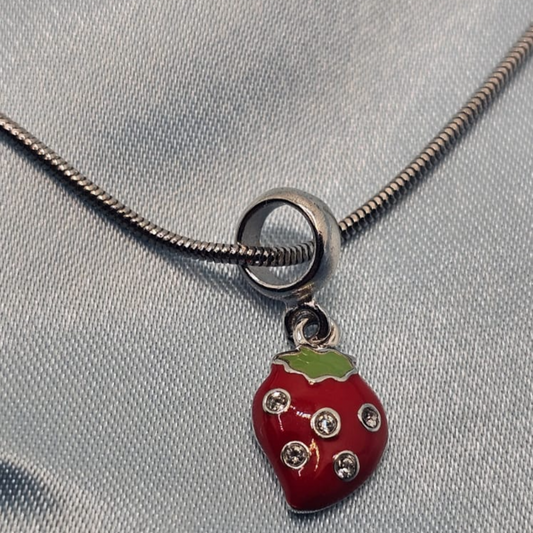Red Strawberry Pendant