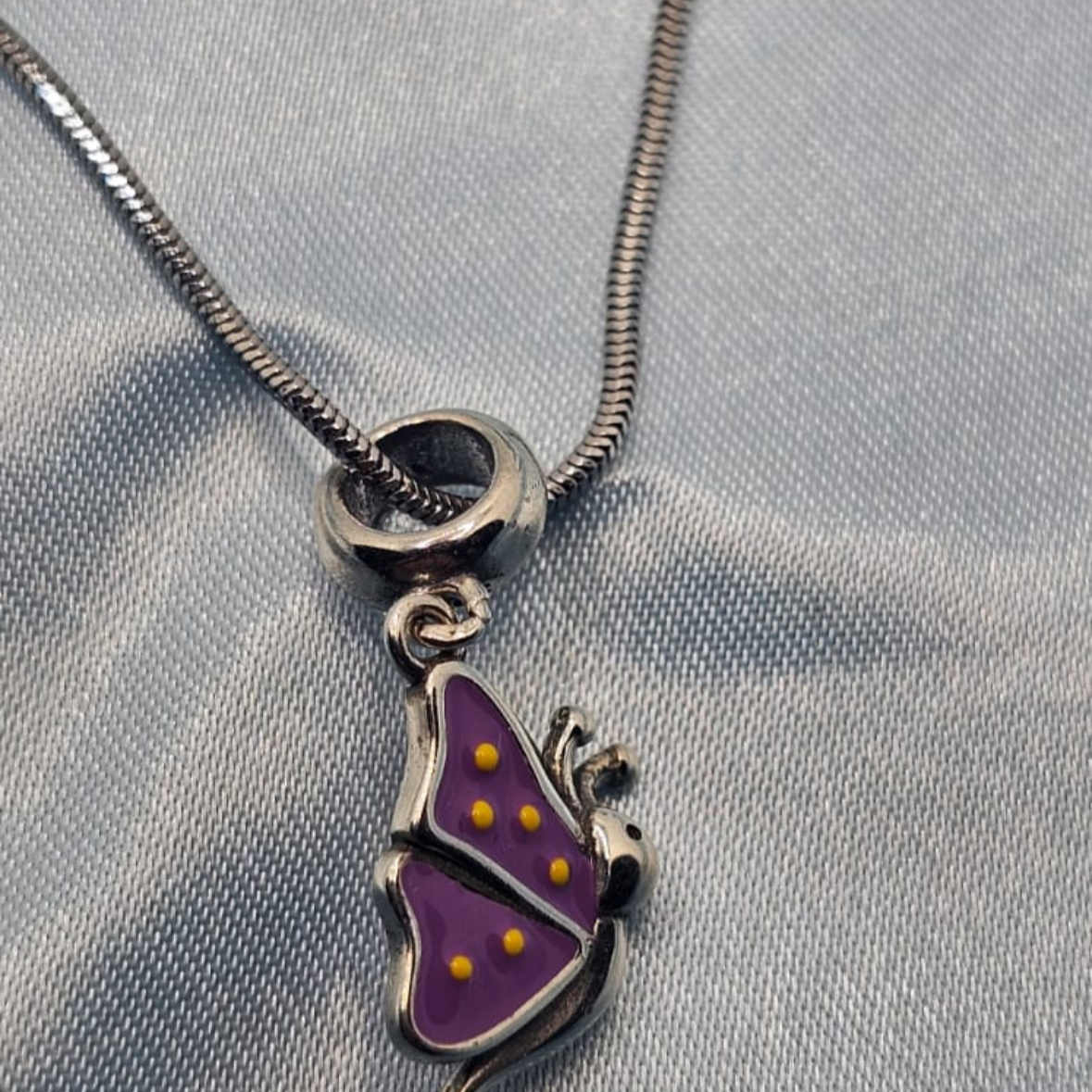 Butterfly Meenakari Pendant