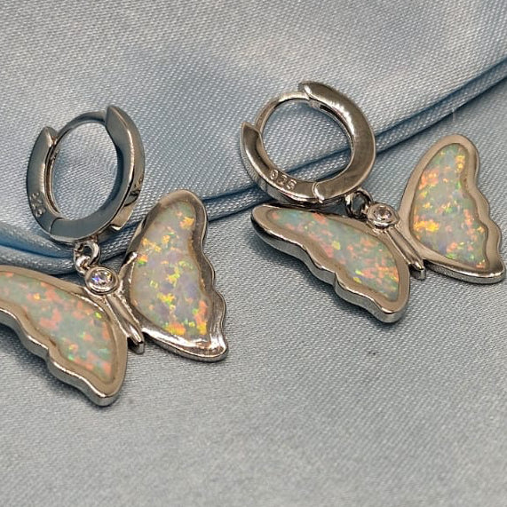 Butterfly Drop Hoops