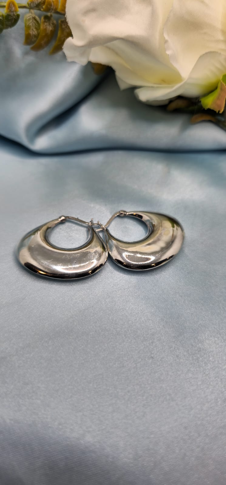 Classic Silver Hoop Earrings