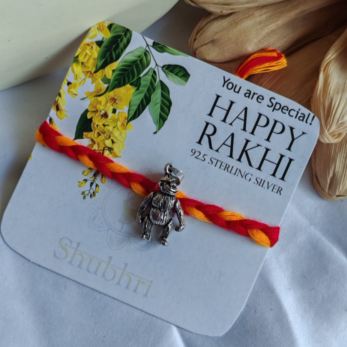 Monkey pendant  Rakhi