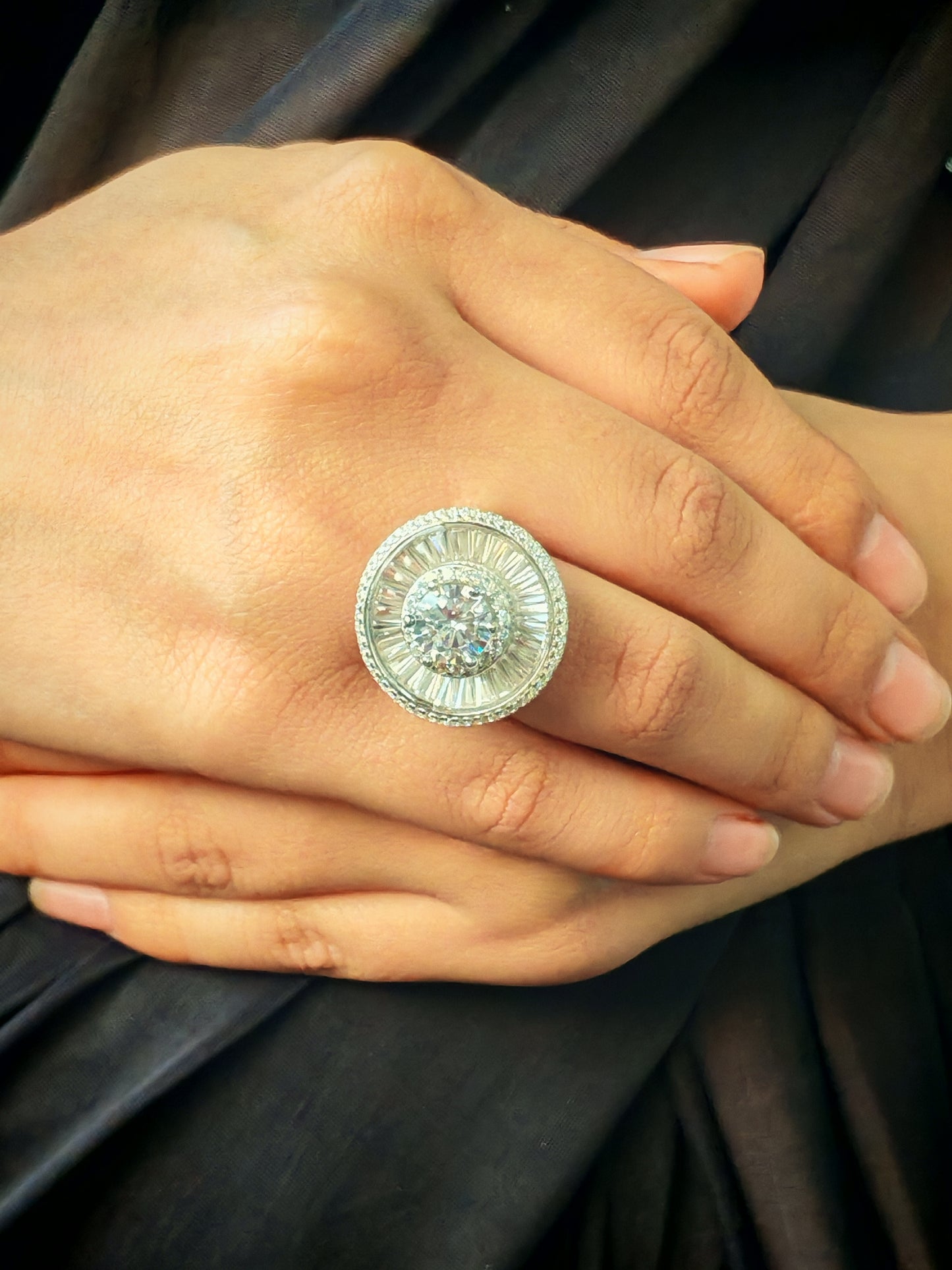 Ruby ring WHITE