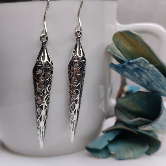 Silver Whisper Earring