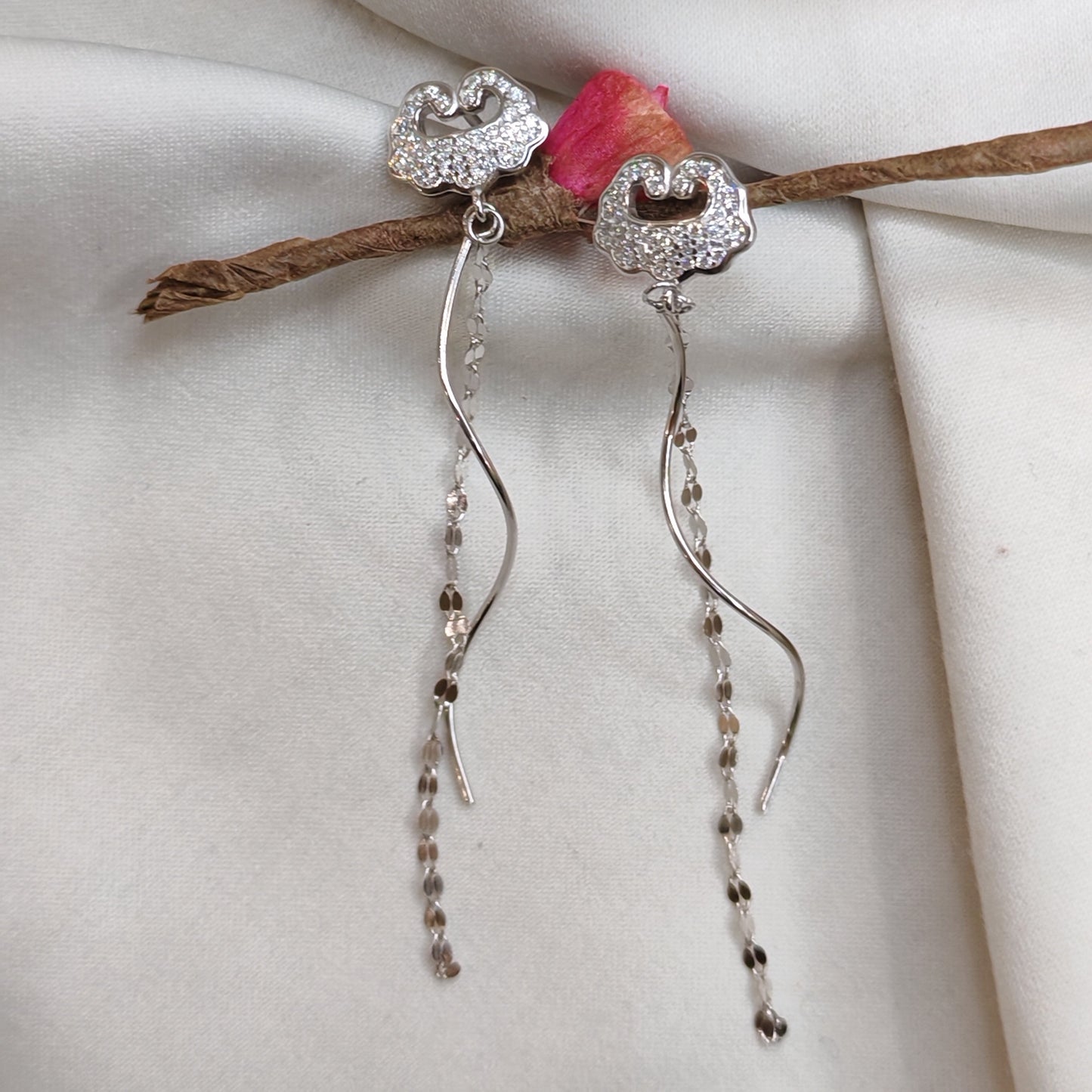 Heart Long Earrings