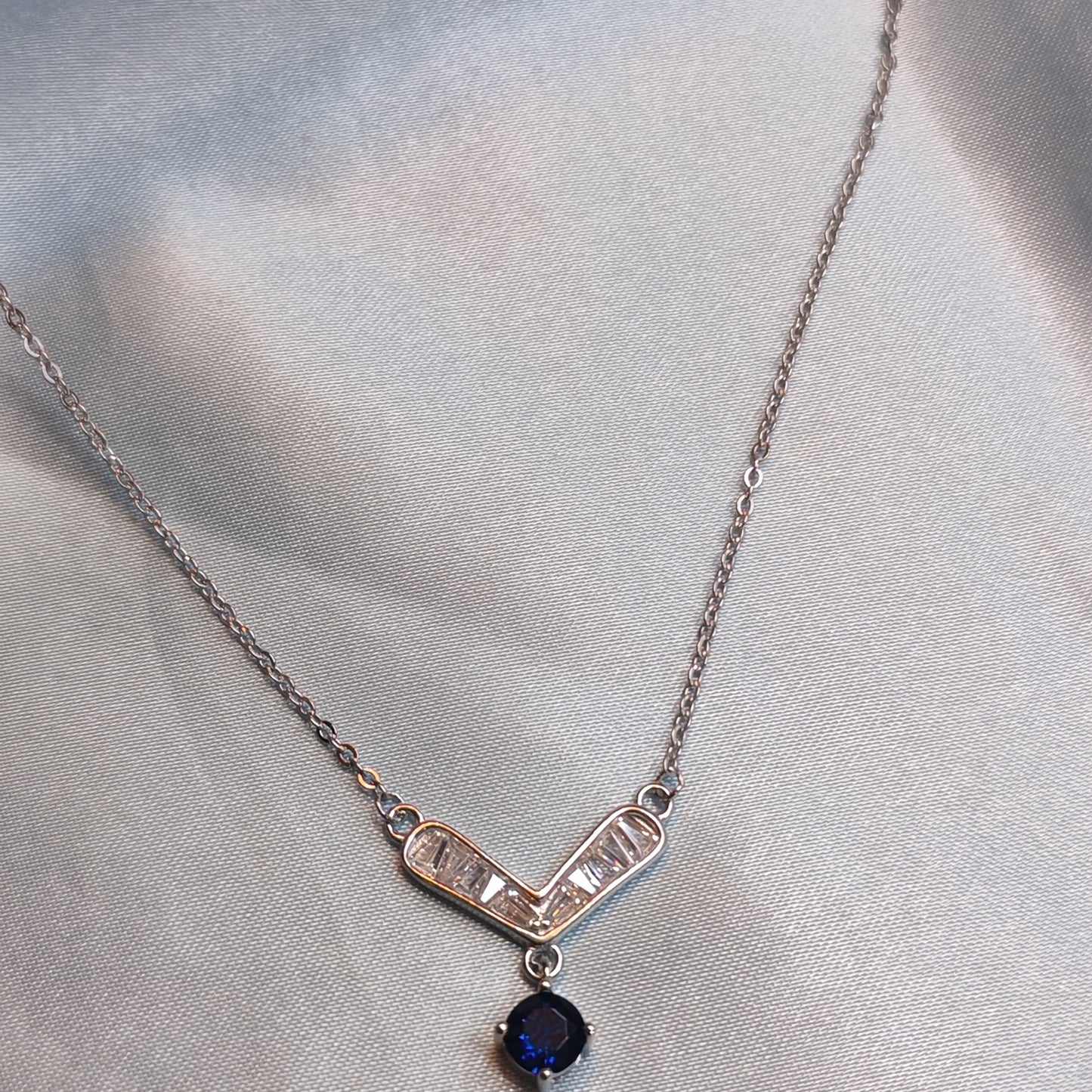 Lil Blue Stone Necklace