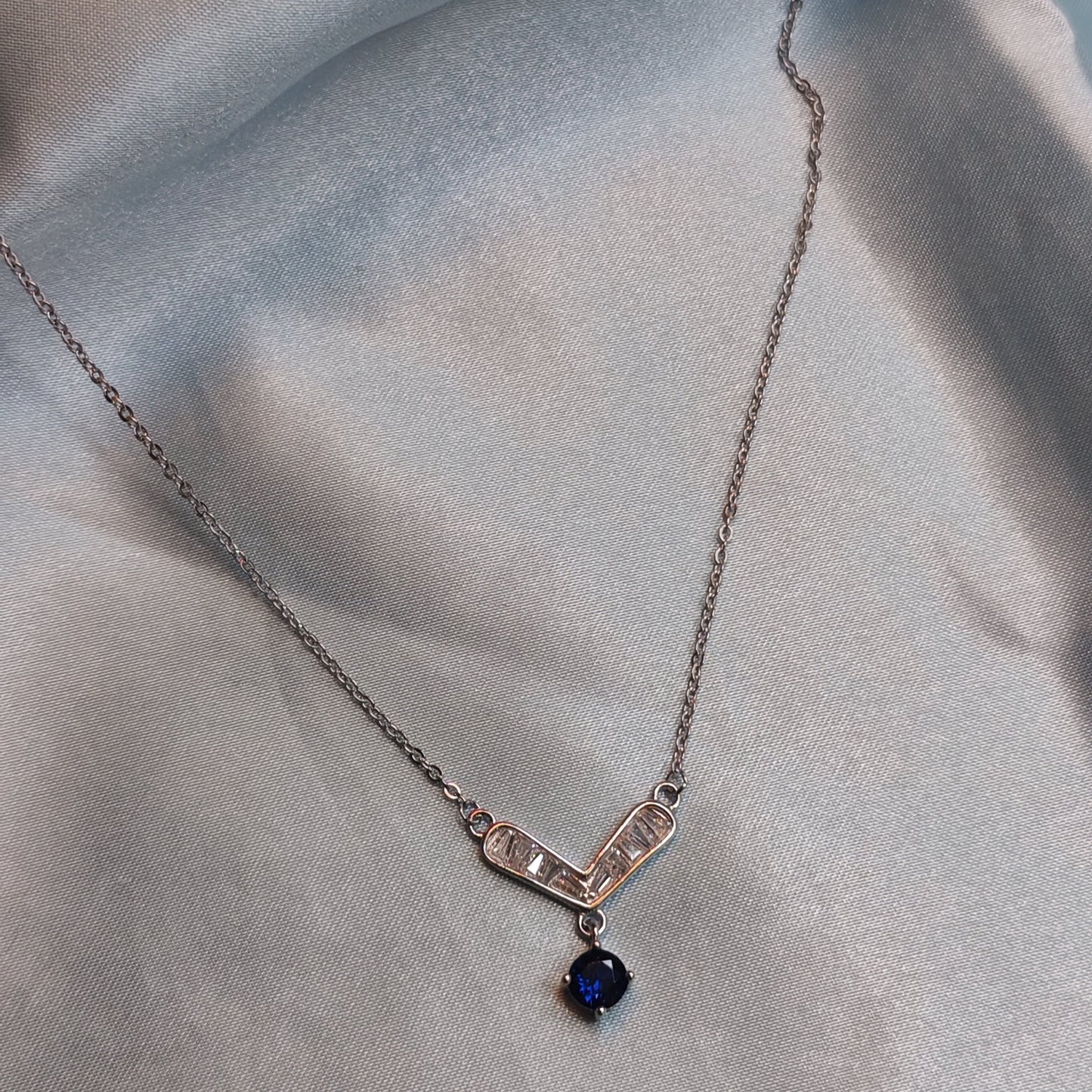 Lil Blue Stone Necklace