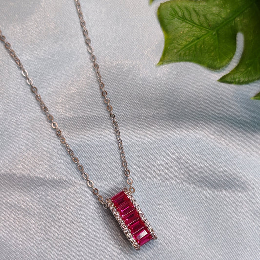 Pink Stone Necklace
