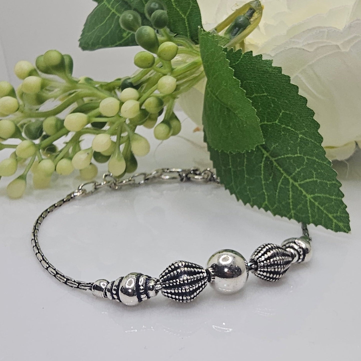 Silver Ball Bracelet